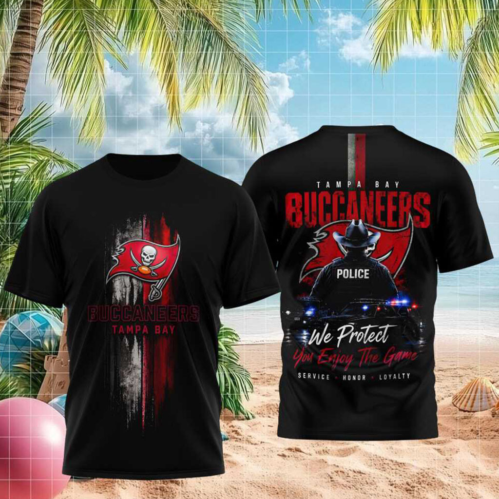 Tampa Bay Buccaneers Police Officer Thin Red Line Football Shirt Buccaneers Merch Game Day Gift - Kdjoy Tampa Bay Buccaneers Police Officer Thin Red Line Football Shirt Buccaneers Merch Game Day Gift - Kdjoy