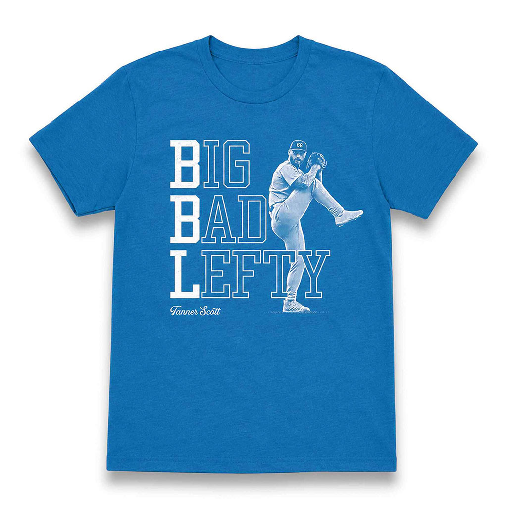 Tanner Scott Big Bad Lefty Shirt Los Angeles Dodgers Merch Gifts For Baseball Lovers - Kdjoy