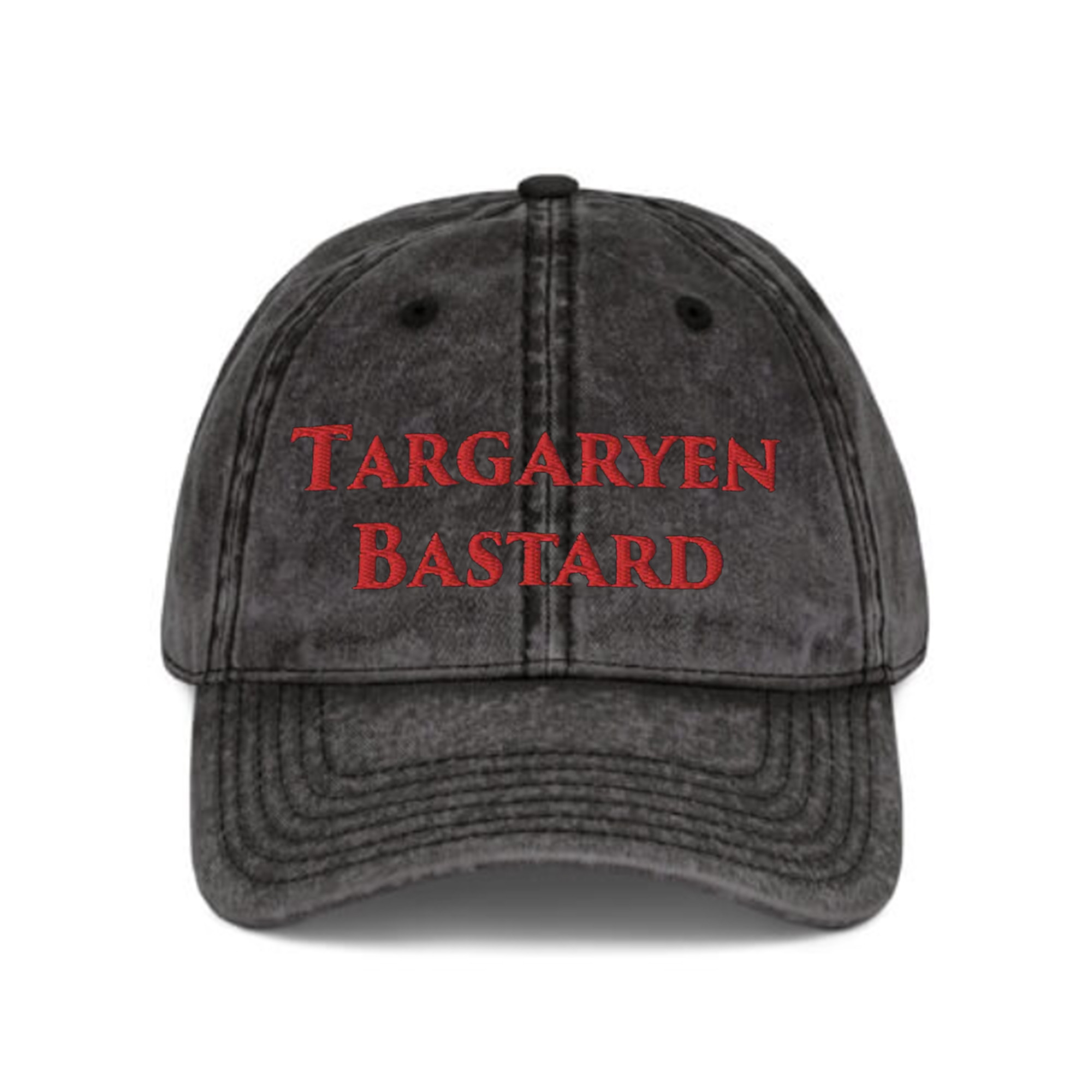 Targaryen Bastard Hat Embroidered Best Gifts For Husband - Kdjoy Targaryen Bastard Hat Embroidered Best Gifts For Husband - Kdjoy