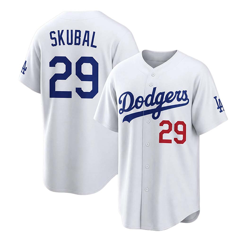Tarik Skubal #29 Los Angeles Dodgers Home Stadium Jersey White LA Dodgers Merch Gifts For Him - Kdjoy Tarik Skubal #29 Los Angeles Dodgers Home Stadium Jersey White LA Dodgers Merch Gifts For Him - Kdjoy