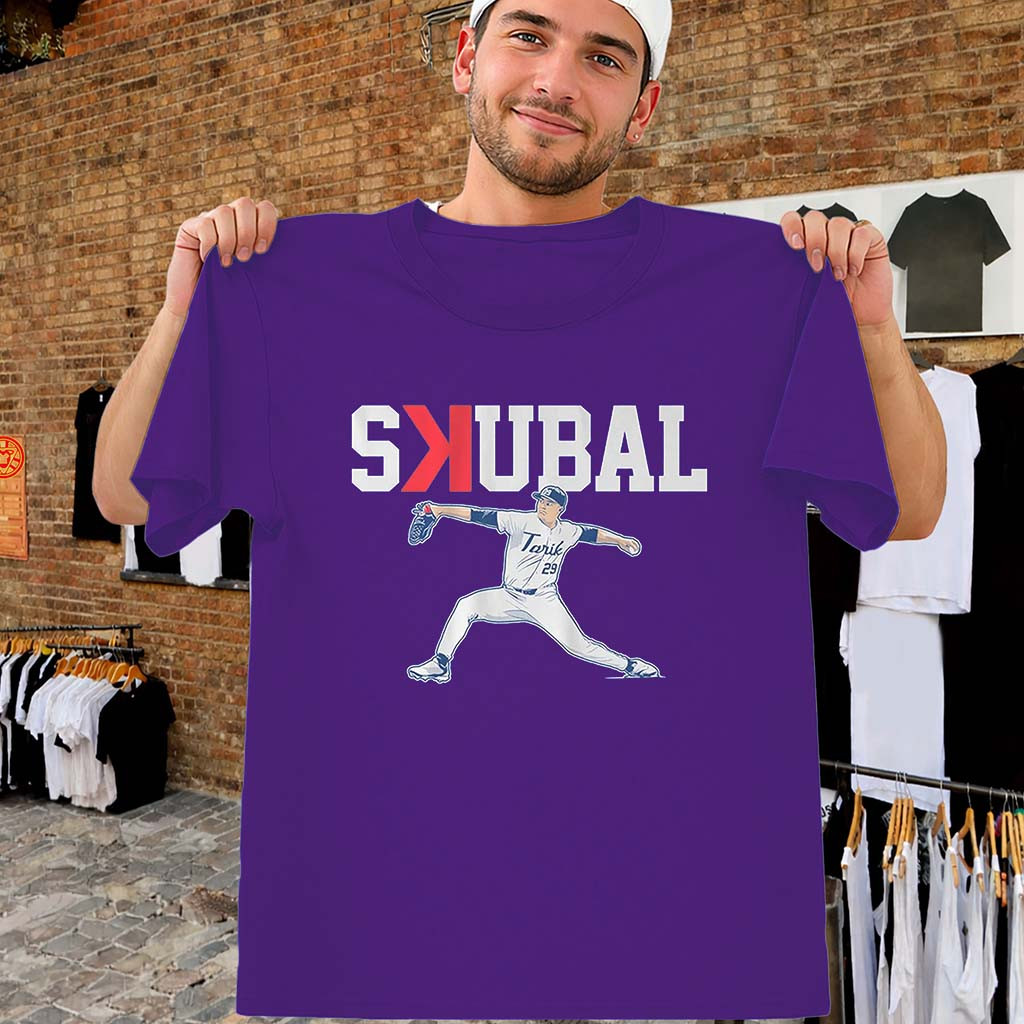 Tarik Skubal T-Shirt SKUBAL Los Angeles Baseball Ace Pose Fan Tee Birthday Ideas For Brother - Kdjoy