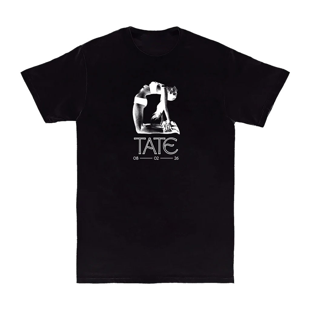 Tate McRae Merch 2026 Inverted Body T-Shirt Black Tate McRae New Merch Gift For Fans - Kdjoy