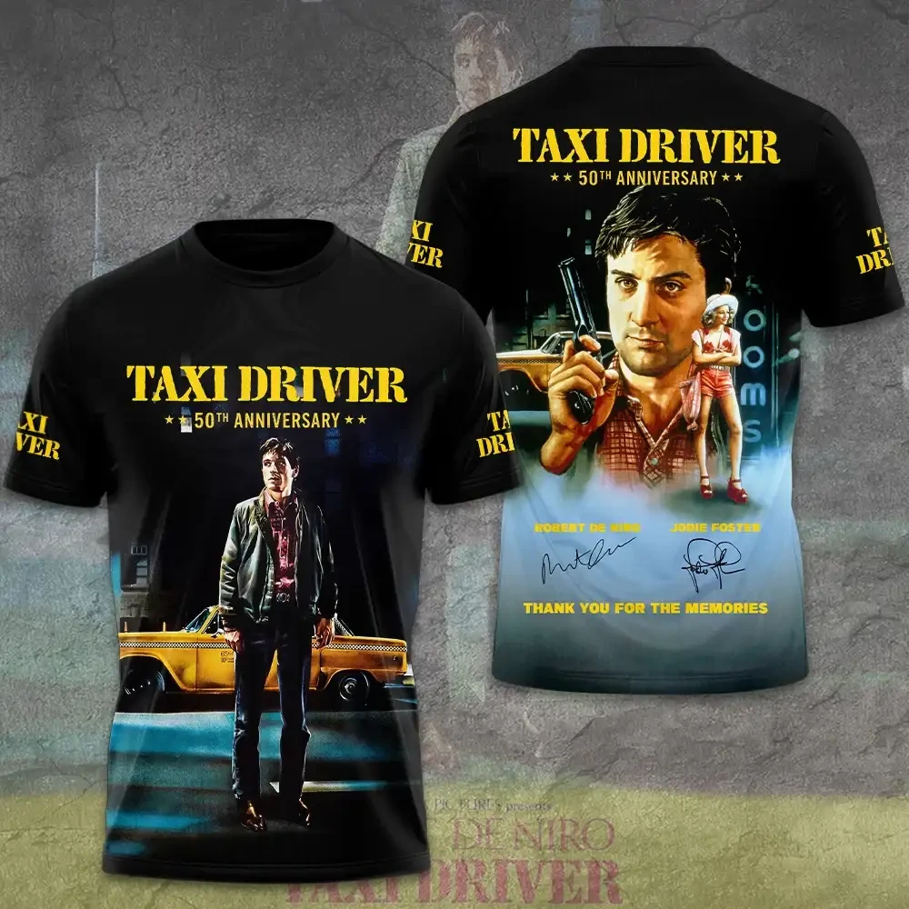 Taxi Driver 50th Anniversary Signed T-Shirt 2026 Taxi Driver Merch Thank You For The Memories - Kdjoy