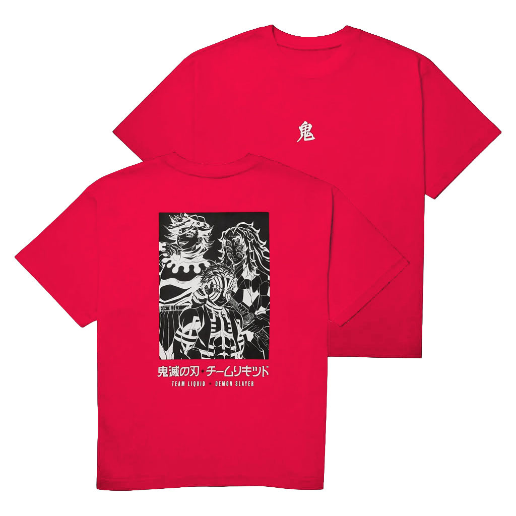 Team Liquid Merch 2026 Team Liquid X Demon Slayer Upper Moon T-Shirt Gift For Fans - Kdjoy