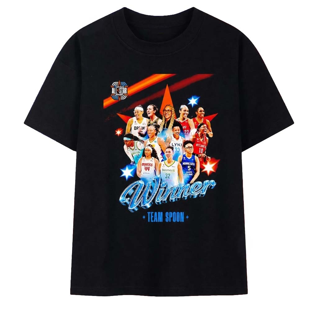 Team Spoon WNBA All Star Chicago Winner Women's Basketball 2026 T-Shirt Fan Apparel Gifts - Kdjoy Team Spoon WNBA All Star Chicago Winner Women's Basketball 2026 T-Shirt Fan Apparel Gifts - Kdjoy