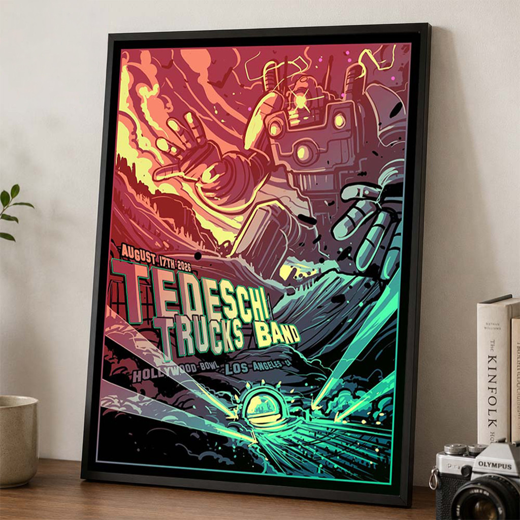 Tedeschi Trucks Band Los Angeles CA 2026 Tonight Show Poster Tedeschi Trucks Merch Decor - Kdjoy