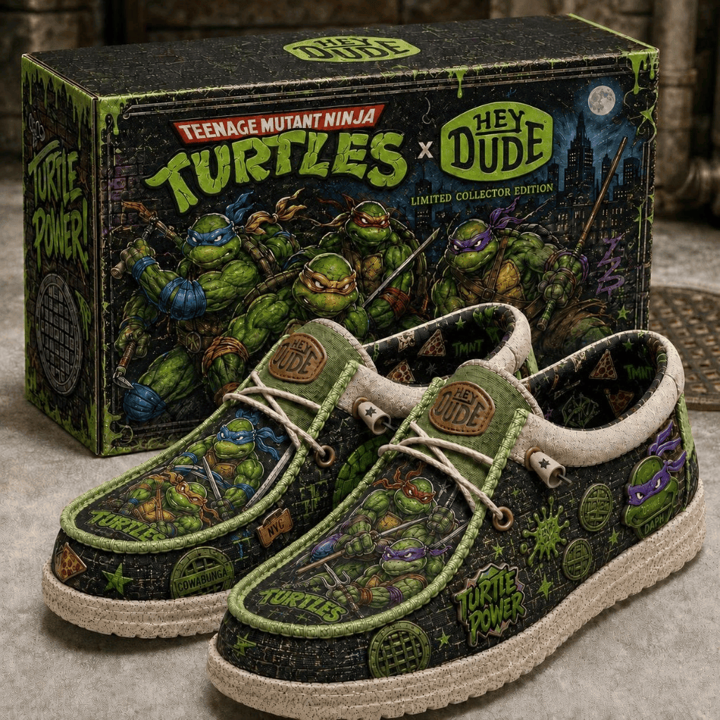 Teenage Mutant Ninja Turtles Merch New York City Turtles Shoes Fan Gift Ideas - Kdjoy