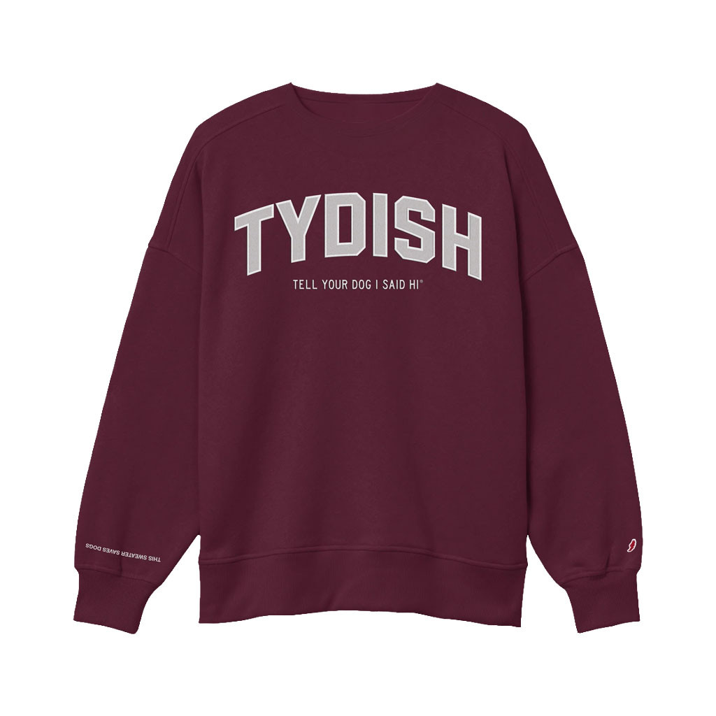 Tell Your Dog I Said Hi Merch 2026 Varsity Style TYDISH Sweatshirt Present For Dog Mom - Kdjoy