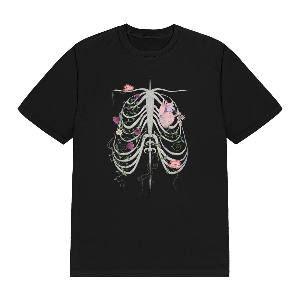 Temachii Merch 2026 Rib Cage Heart T-Shirt Gifts For Music Enthusiasts - Kdjoy