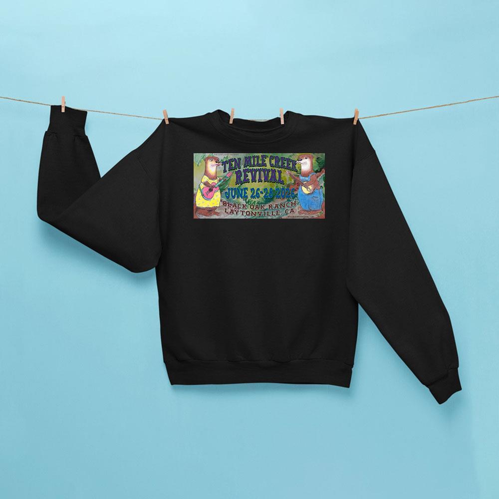 Ten Mile Creek Revival 2026 Sweatshirt Black Cool Gifts For Music Lovers - Kdjoy