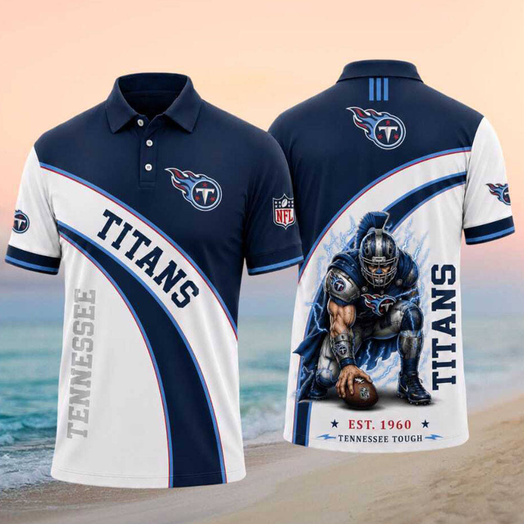 Tennessee Titans Football Player Tennessee Tough Polo Shirt Titans Merch Gift For Football Fans - Kdjoy Tennessee Titans Football Player Tennessee Tough Polo Shirt Titans Merch Gift For Football Fans - Kdjoy