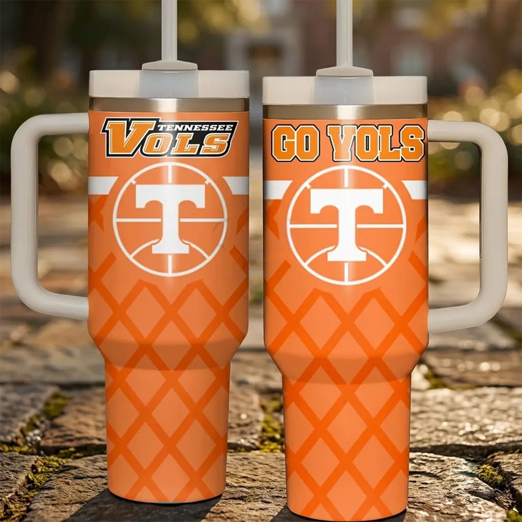 Tennessee Volunteers Basketball Orange Tumbler Volunteers Merch Gifts For Basketball Fan - Kdjoy Tennessee Volunteers Basketball Orange Tumbler Volunteers Merch Gifts For Basketball Fan - Kdjoy