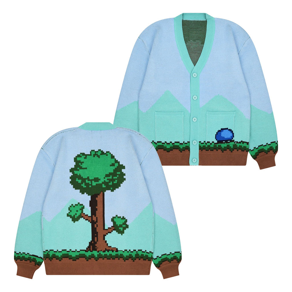 Terraria Merch 2026 Terraria Cardigan Best Birthday Gift For Sisters
