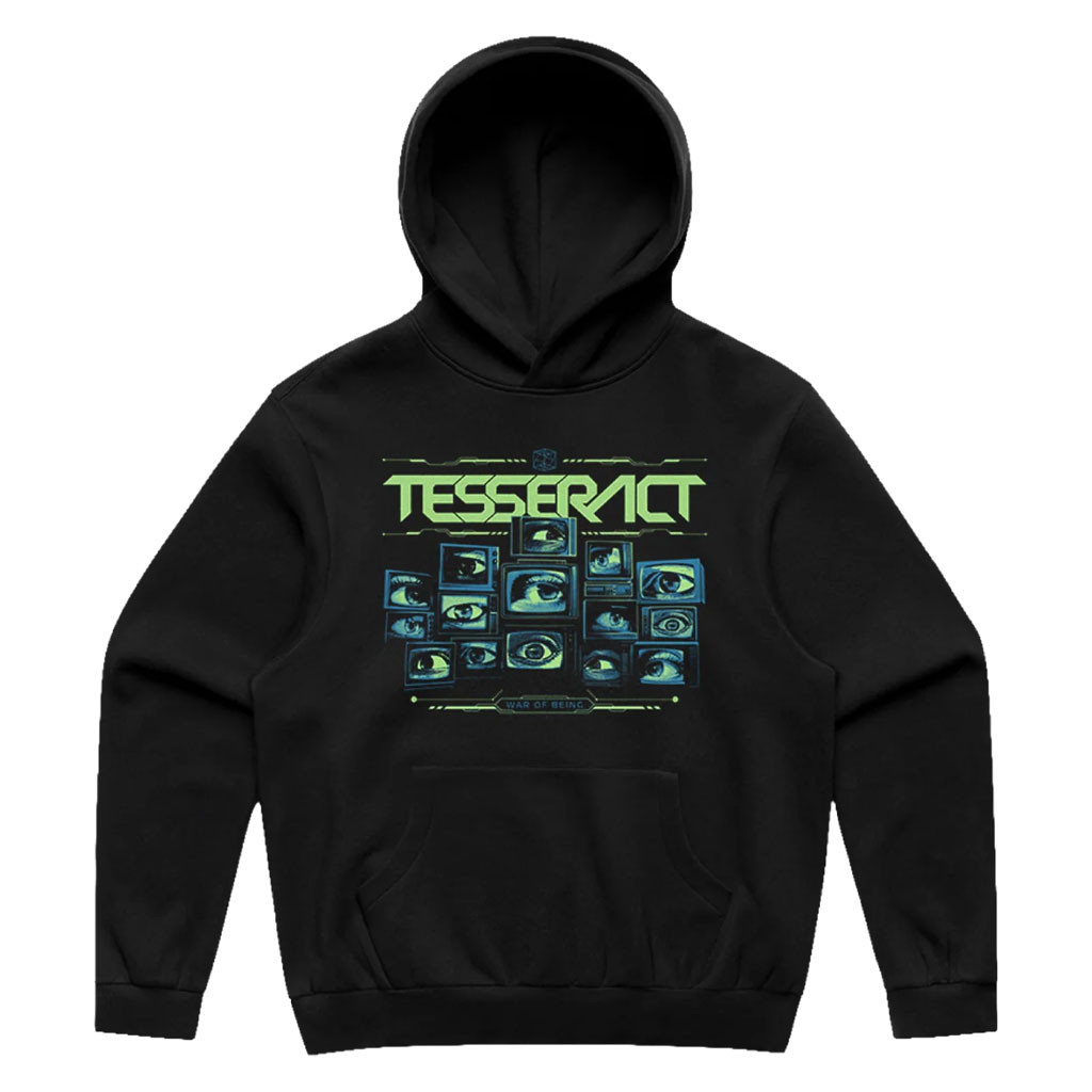 Tesseract Merch 2026 Eyes Hoodie Black War Of Being Hoodie Cool Gifts For Music Lovers