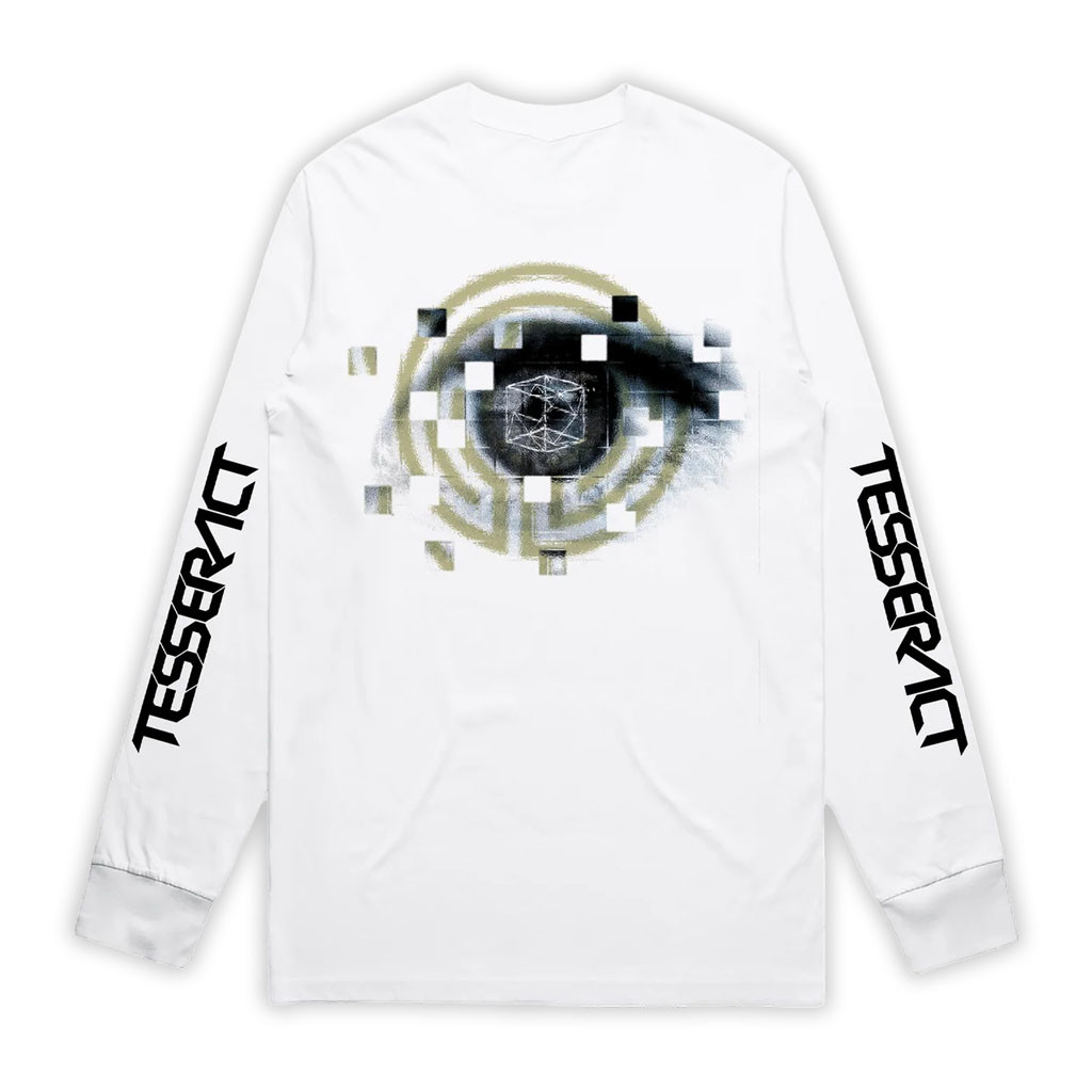 Tesseract Merch 2026 Eyes Long Sleeve Shirt White Presents For Music Lovers Tesseract Merch 2026 Eyes Long Sleeve Shirt White Presents For Music Lovers