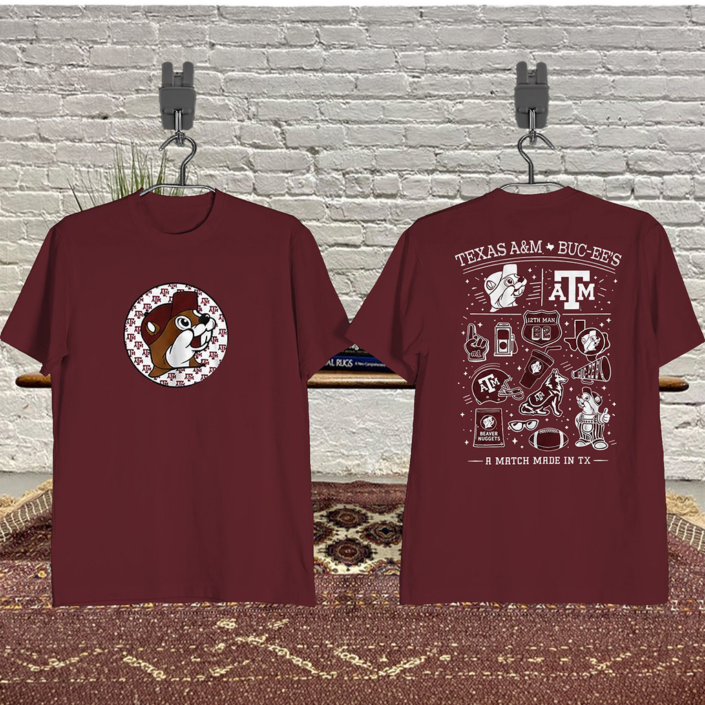 Texas A And M Buc-ee's Shirt Match Made in Texas T-Shirt Buc Ee's Merch Gift For Fans - Kdjoy