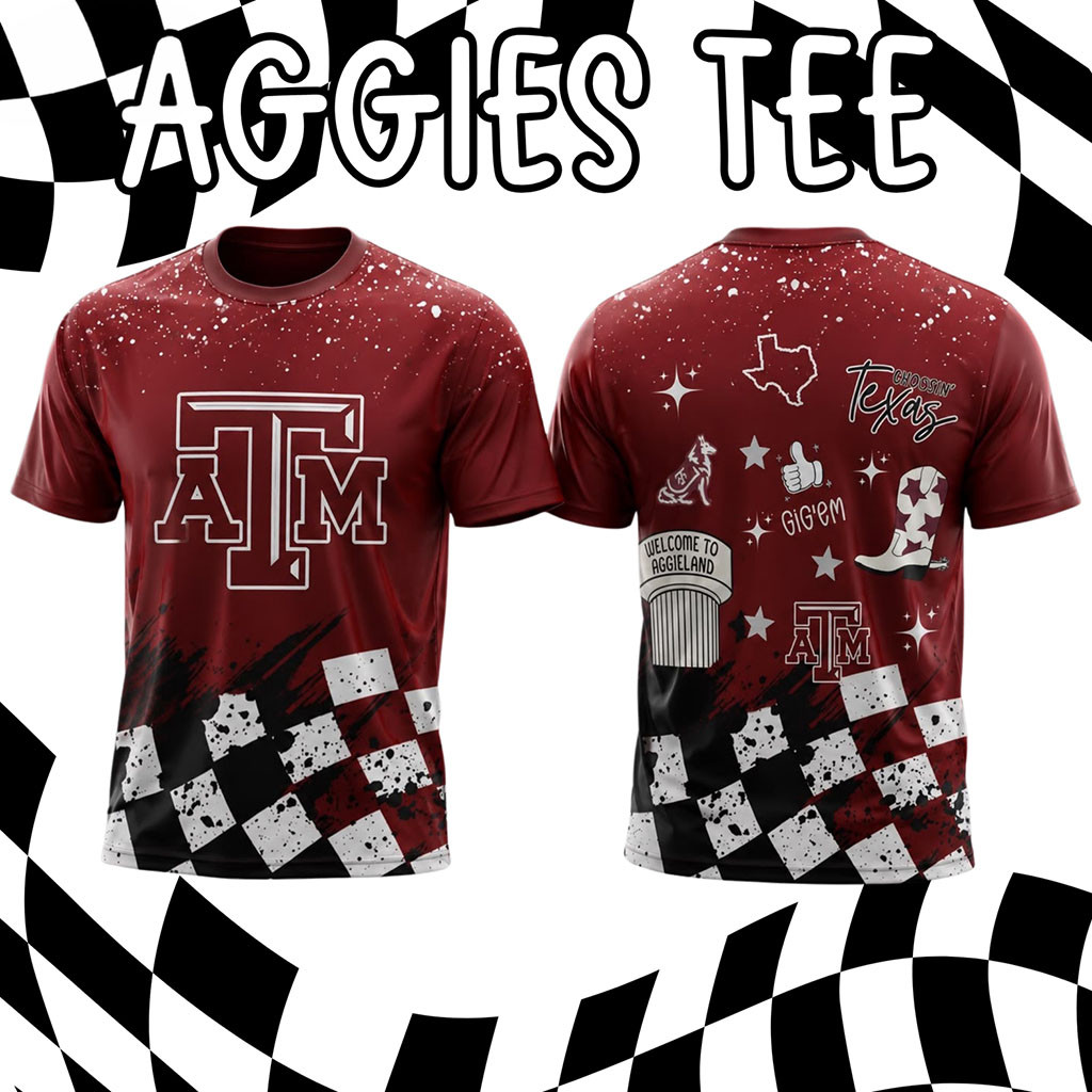 Texas A&M Aggies Football T-Shirt 2026 Aggies Merch Gifts For Halloween