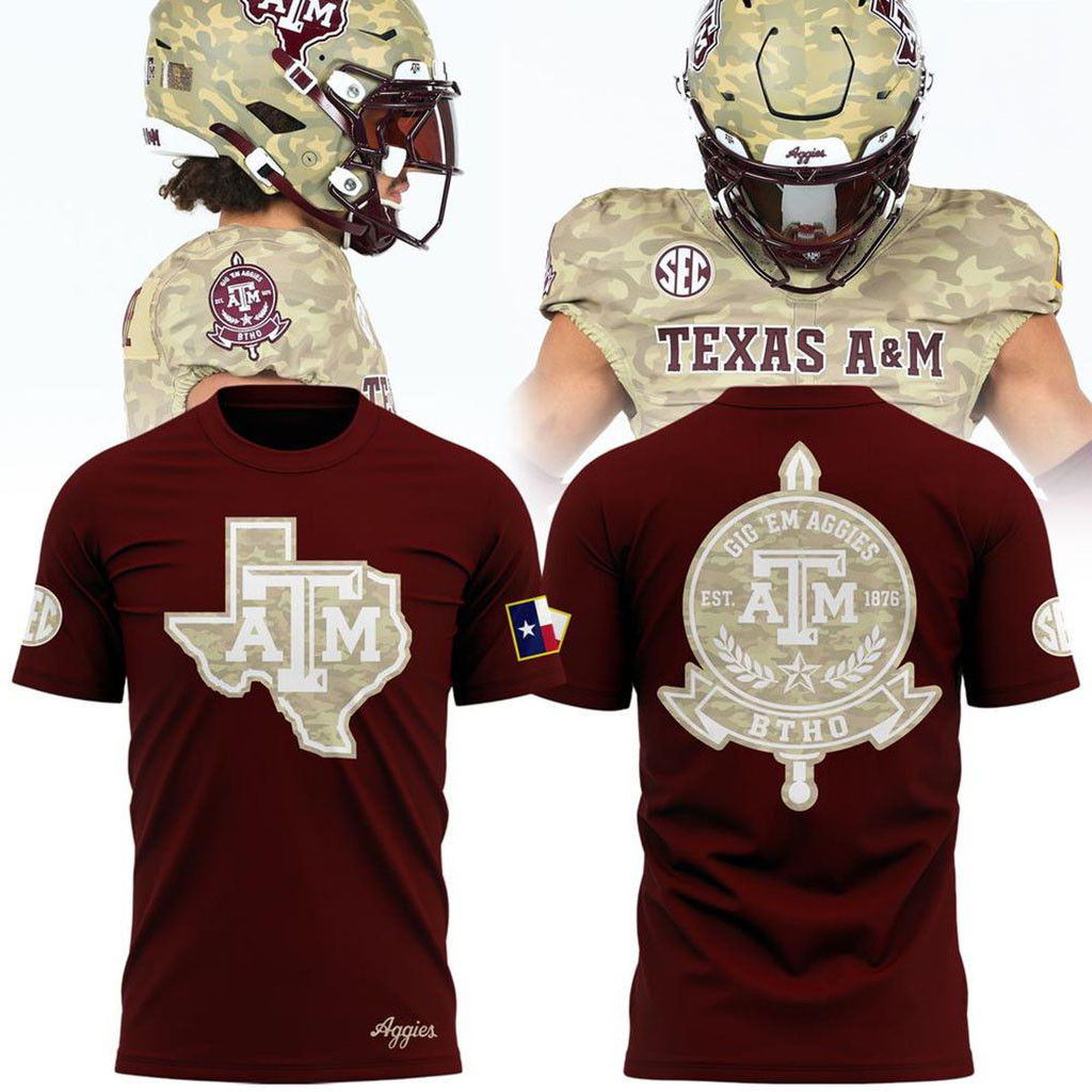 Texas A&M Aggies Gig Em T-Shirt Aggies Merch Best Gift For Football Lovers - Kdjoy