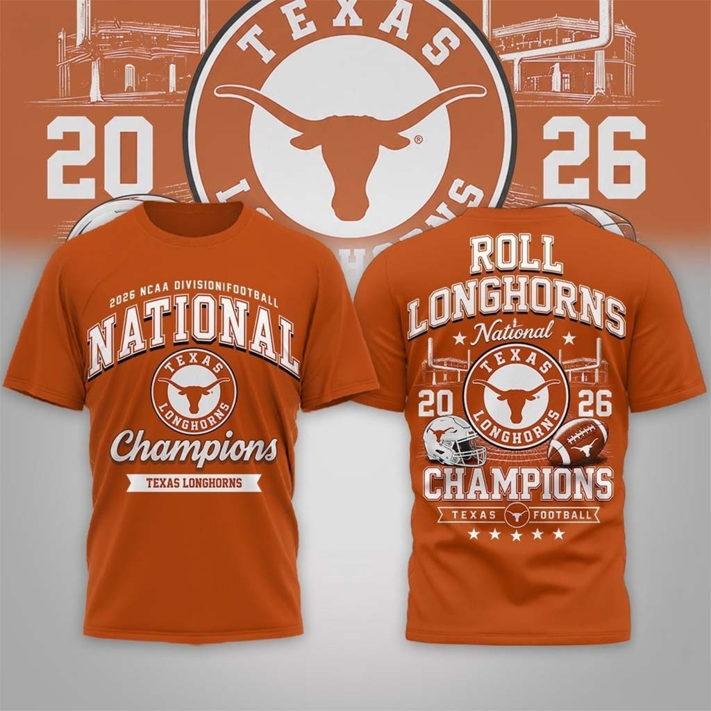 Texas Longhorns Road to Glory 2026 Football Champions T-Shirt Longhorns Merch Present For Fans - Kdjoy Texas Longhorns Road to Glory 2026 Football Champions T-Shirt Longhorns Merch Present For Fans - Kdjoy