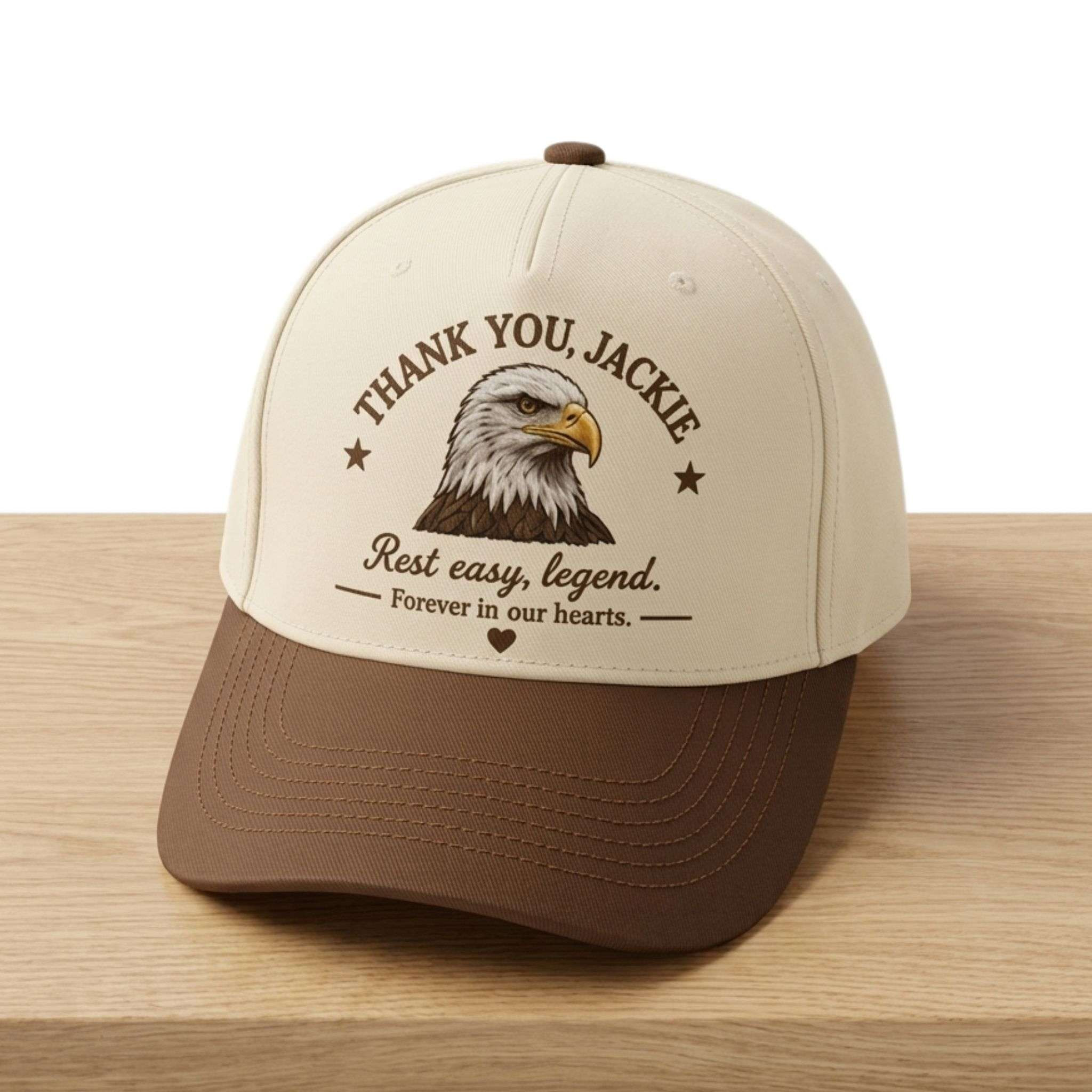 Thank You Jackie Rest Easy Legend Forever In Our Hearts Hat Jackie Big Bear Merch Eagle Gifts - Kdjoy
