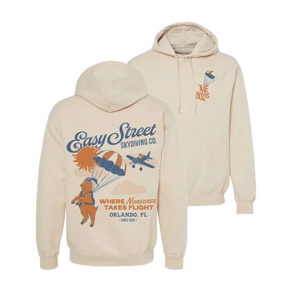 The 502S Merch 2026 Sky Diving Hoodie Music Related Gifts For Guys - Kdjoy