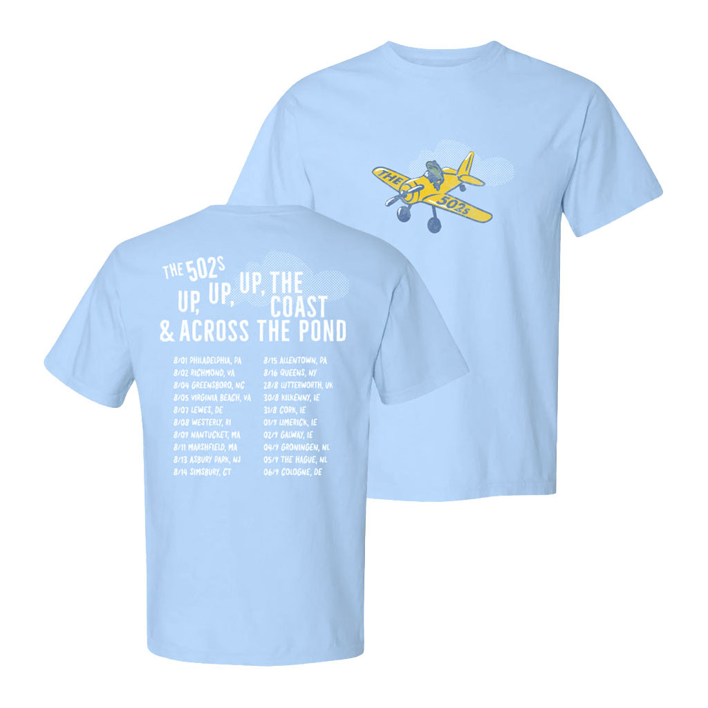The 502S Merch 2026 Up The Coast And Across The Pond Tour T-Shirt Cool Gifts For Music Lovers - Kdjoy