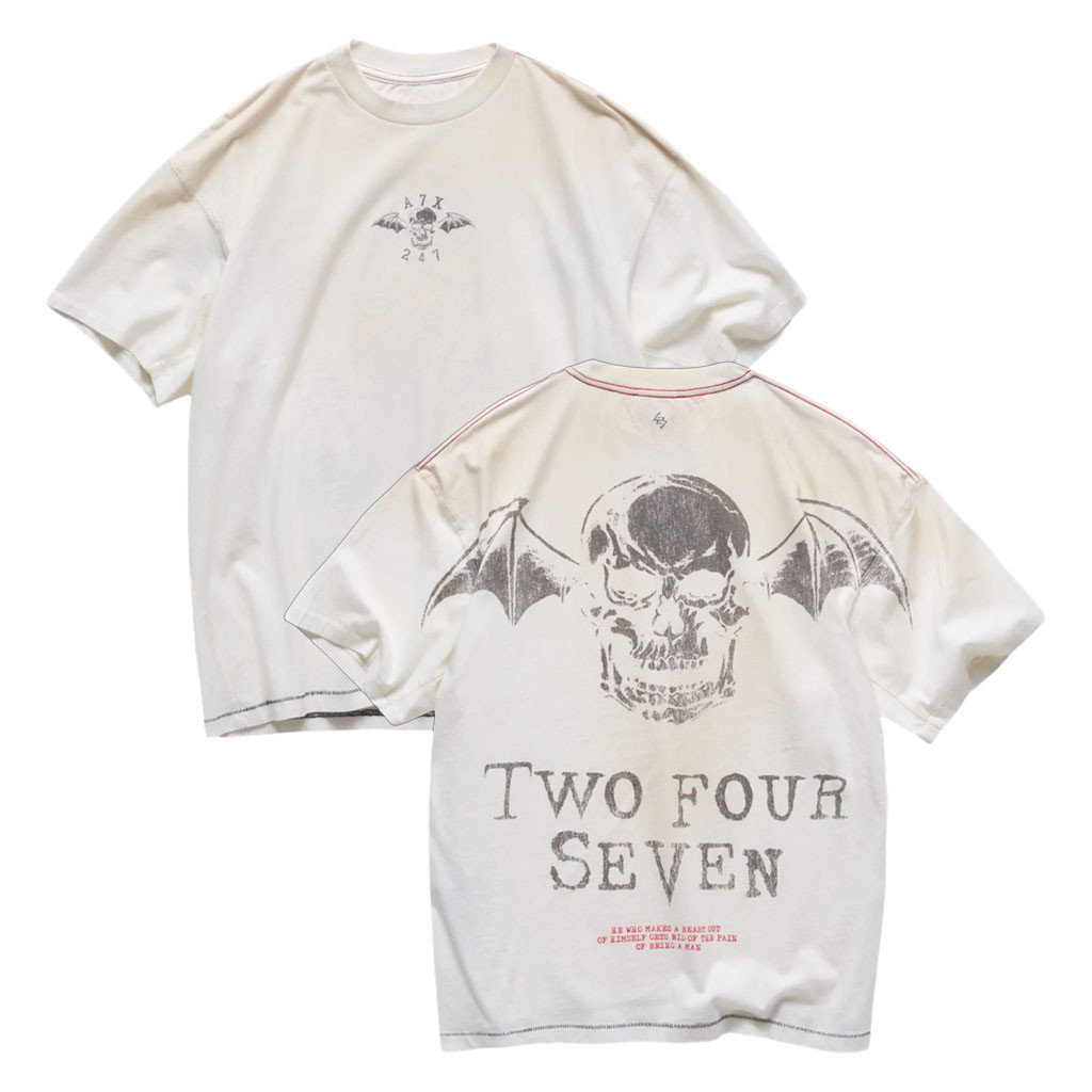 The A7X World Merch 247 X Avenged Sevenfold Death Bat T-Shirt Present For Band Fans - Kdjoy