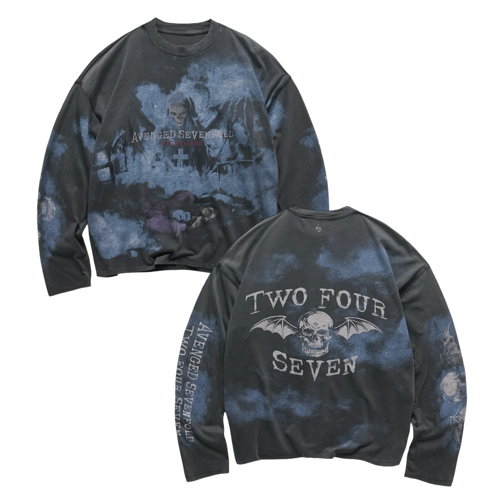 The A7X World Merch 247 X Avenged Sevenfold Nightmare Long Sleeve Shirt Gift For Band Fans - Kdjoy