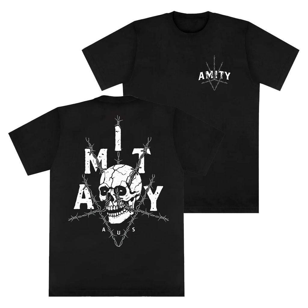 The Amity Affliction Merch 2026 Barbed Wire Black T-Shirt Present For Band Fans - Kdjoy The Amity Affliction Merch 2026 Barbed Wire Black T-Shirt Present For Band Fans - Kdjoy