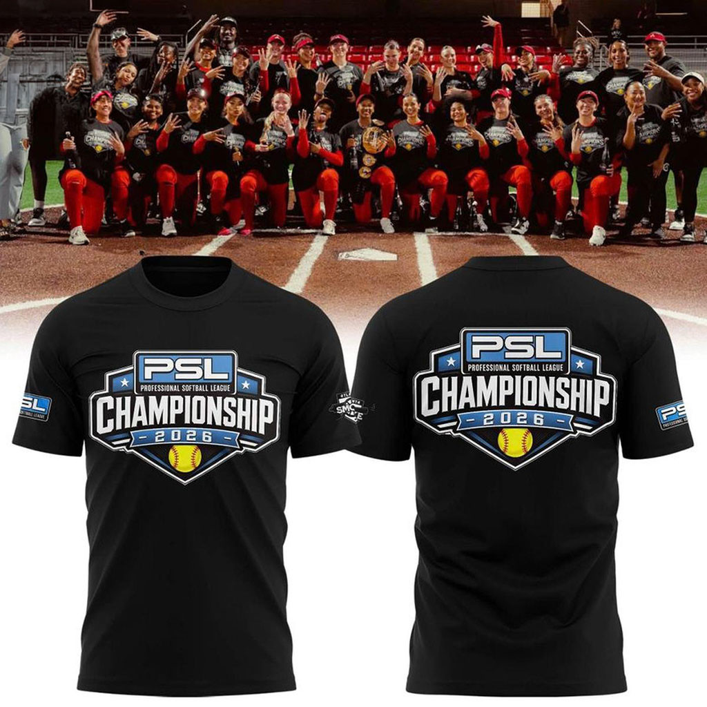 The Atlanta Smoke 2026 PSL Championship T-Shirt The Atlanta Smoke Merch Gift For Softball Fans - Kdjoy