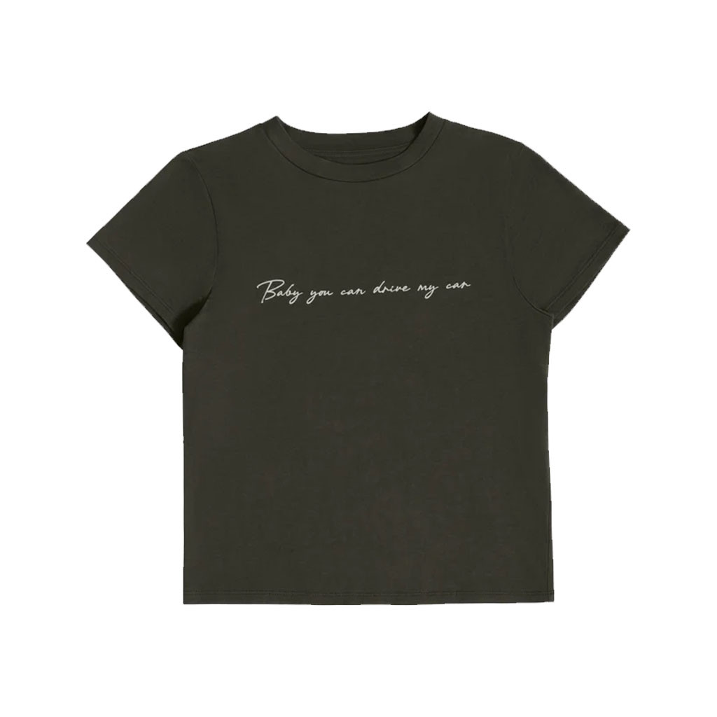 The Beatles Merch 2026 Rubber Soul Baby You Can Drive My Car Handwritten Baby Tee Gift For Her - Kdjoy The Beatles Merch 2026 Rubber Soul Baby You Can Drive My Car Handwritten Baby Tee Gift For Her - Kdjoy