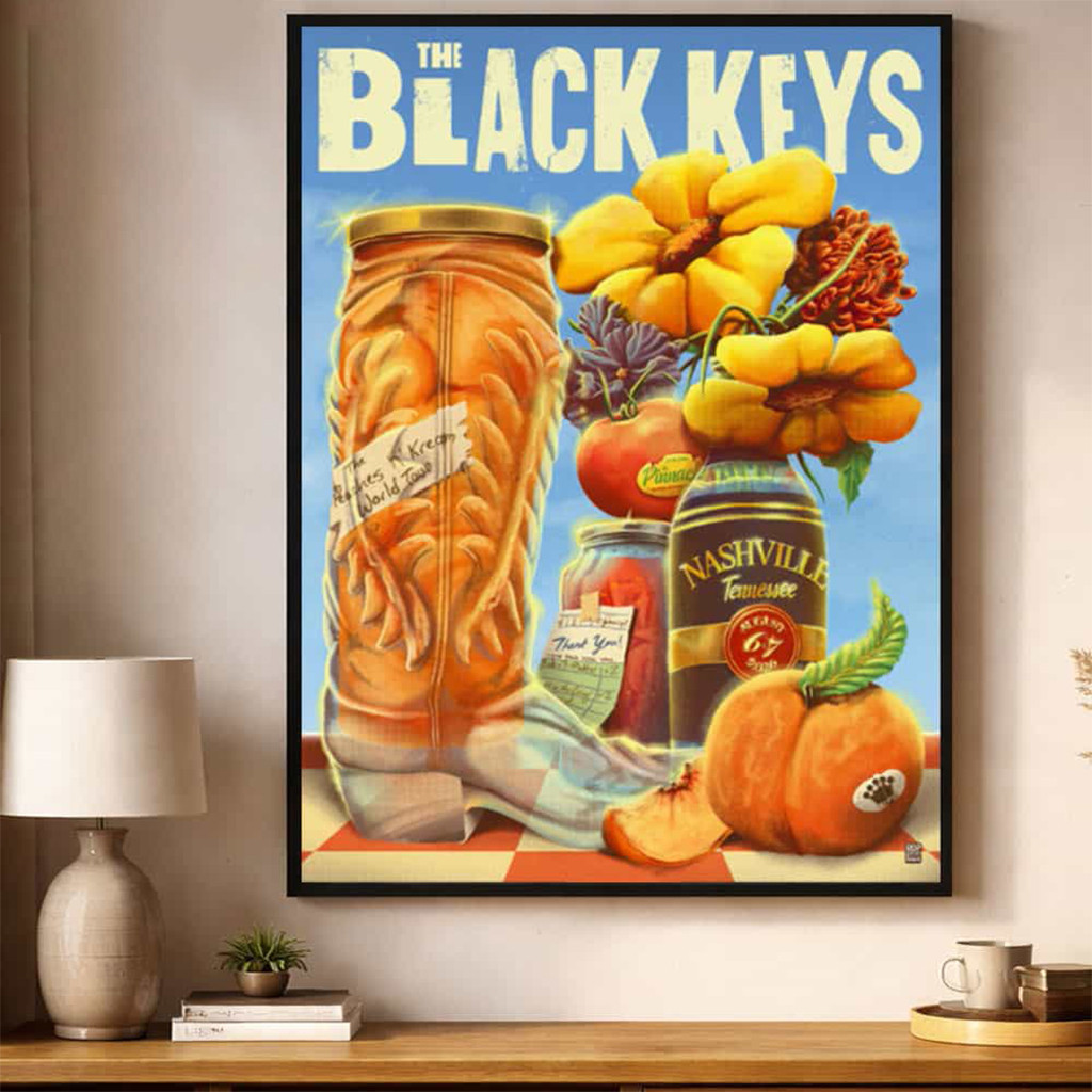 The Black Keys Nashville TN 2026 Event Poster The Black Keys Tour Merch Gift For Rock Fans - Kdjoy