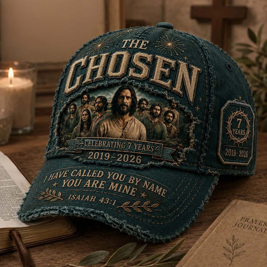 The Chosen 7th Anniversary Hat I Have Called You By Name You Are Mine Cap The Chosen Merch - Kdjoy