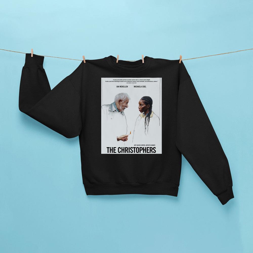 The Christophers 2026 Movie Sweatshirt Black The Christophers Merch Gifts For Fan - Kdjoy The Christophers 2026 Movie Sweatshirt Black The Christophers Merch Gifts For Fan - Kdjoy