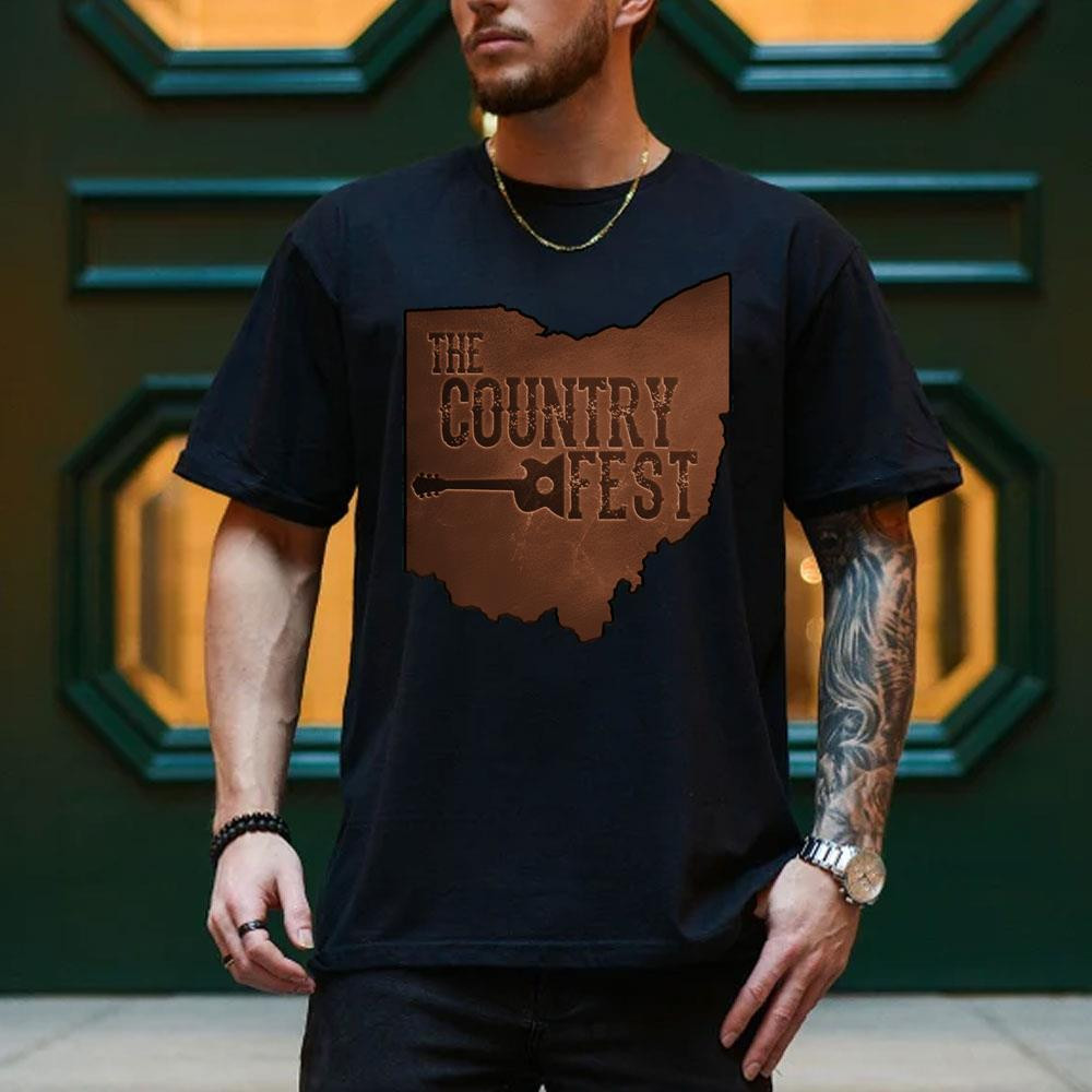 The Country Fest Merch 2026 Logo Shirt Black Concert Outfits Gift For Music Lovers - Kdjoy