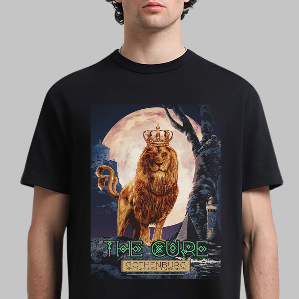 The Cure Gothenburg Sweden 2026 Event T-Shirt The Cure Merch Gifts For Rock Fans - Kdjoy