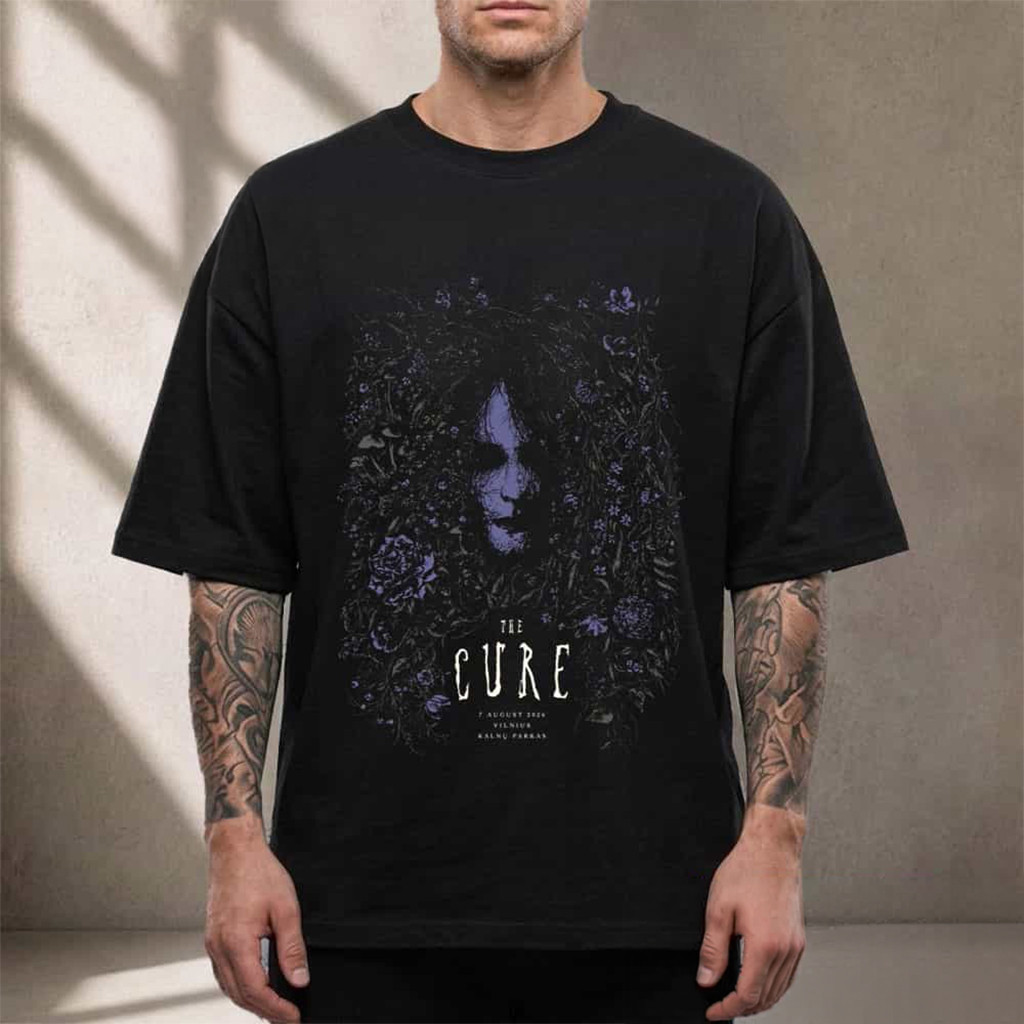 The Cure Merch Lithuania 2026 Event Sounds Good Vilnius Festival T-Shirt Gifts For Rock Fans The Cure Merch Lithuania 2026 Event Sounds Good Vilnius Festival T-Shirt Gifts For Rock Fans