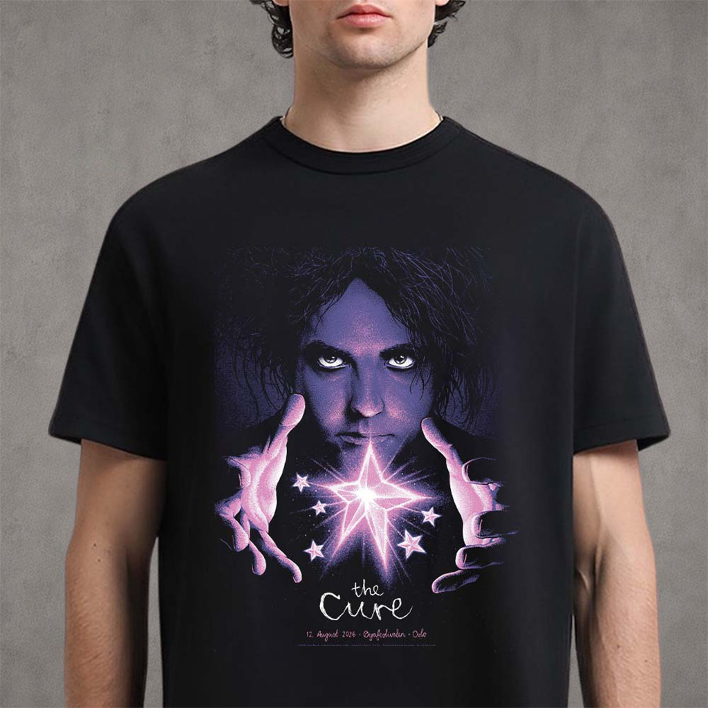 The Cure Oslo Norway 2026 Event T-Shirt The Cure Merch Gifts For Rock Fans - Kdjoy