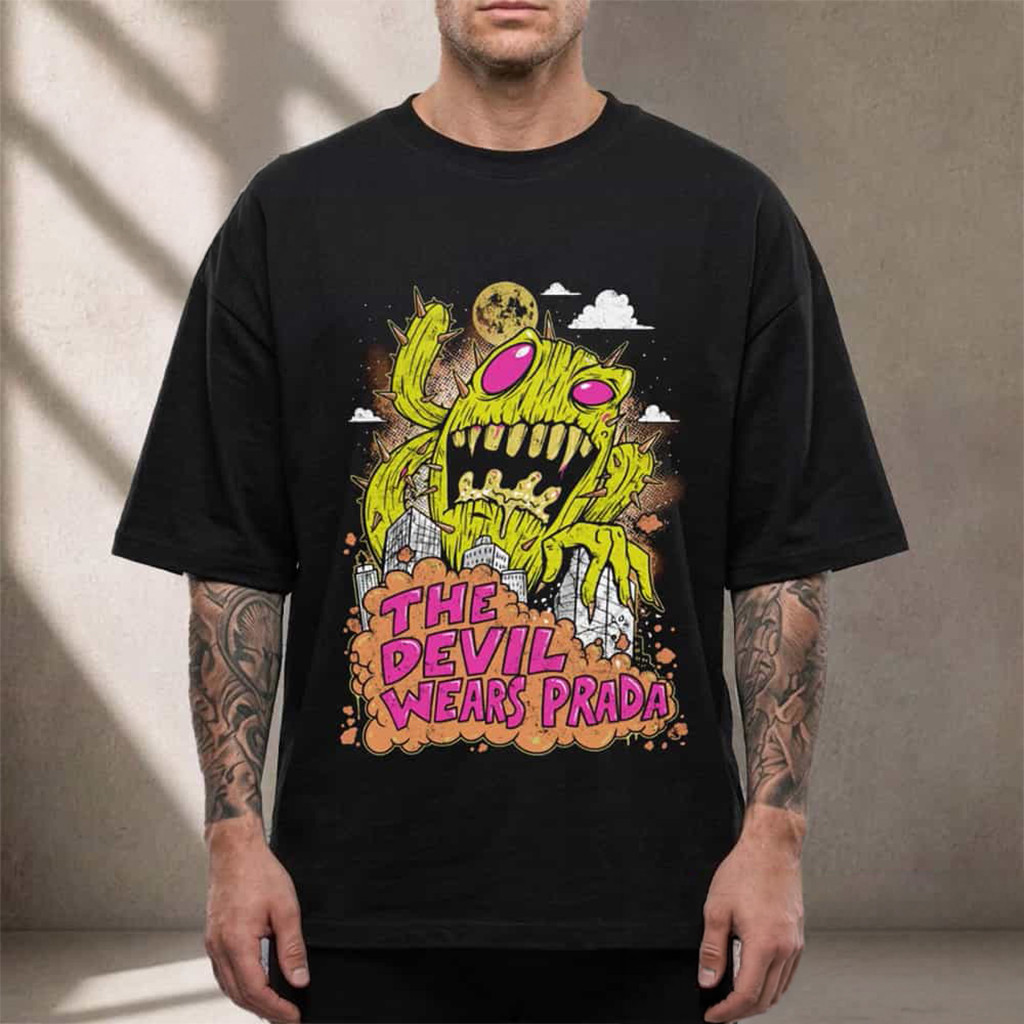 The Devil Wears Prada Cactuszilla T-Shirt Birthday Gift For Friends - Kdjoy
