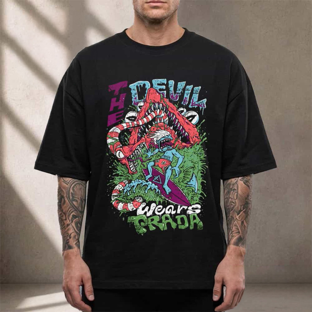 The Devil Wears Prada Surf's Up T-Shirt Birthday Present For Him - Kdjoy