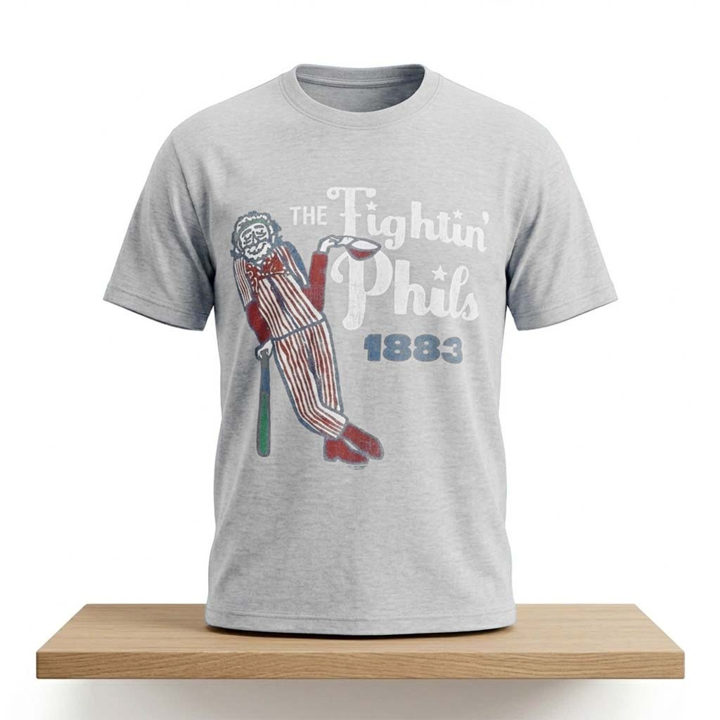 The Fightin' Phils 1883 Shirt Fan Made T-Shirt Reading Fightin Phils Merch Cool Baseball Gifts - Kdjoy