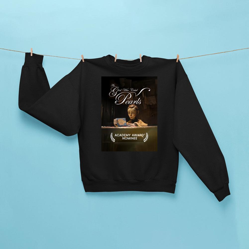 The Girl Who Cried Pearls Movie Sweatshirt Black Gifts For Movie Fans - Kdjoy