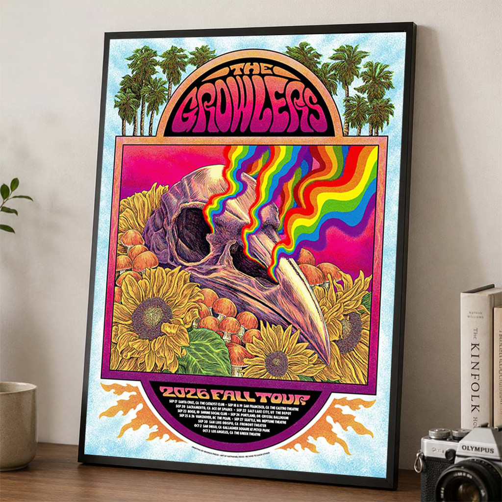 The Growlers 2026 Fall Tour North America Schedule Dates Poster The Growlers Merch Decor - Kdjoy