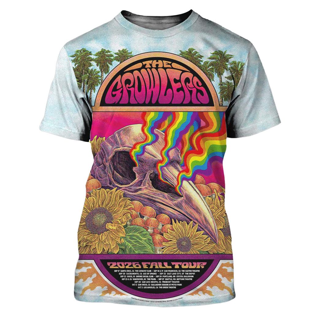 The Growlers 2026 Fall Tour North America Schedule Dates Shirt The Growlers Merch Fans Gifts - Kdjoy The Growlers 2026 Fall Tour North America Schedule Dates Shirt The Growlers Merch Fans Gifts - Kdjoy