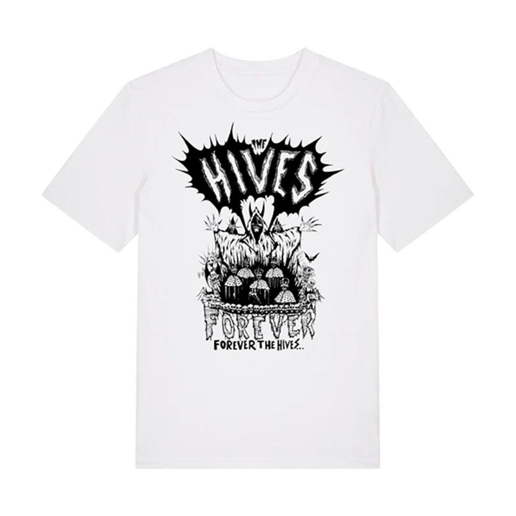 The Hives Merch 2026 THFFTH T-Shirt White Gifts For Rock Music Lovers