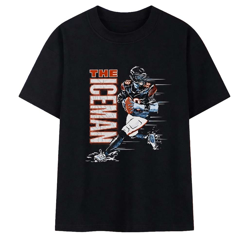 The Iceman Caleb Williams Chicago Bears T-Shirt Football Fan Apparel Gift For Brothers - Kdjoy