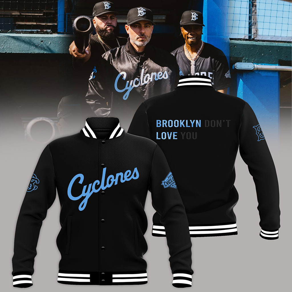 The J-Frost X Brooklyn Cyclones Baseball Jacket 2026 Fan Merch Gift Ideas For Brothers - Kdjoy