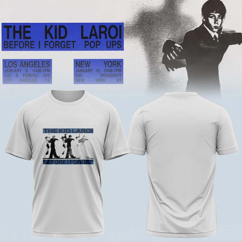 The Kid Laroi Merch 2026 A Perfect World Tour T-Shirt Before I Forget Tee Gift For Husband - Kdjoy