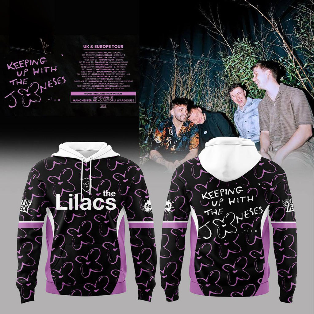 The Lilacs Keeping Up With The Joneses Tour 2026 Hoodie The Lilacs Merch Gift For Band Fans - Kdjoy