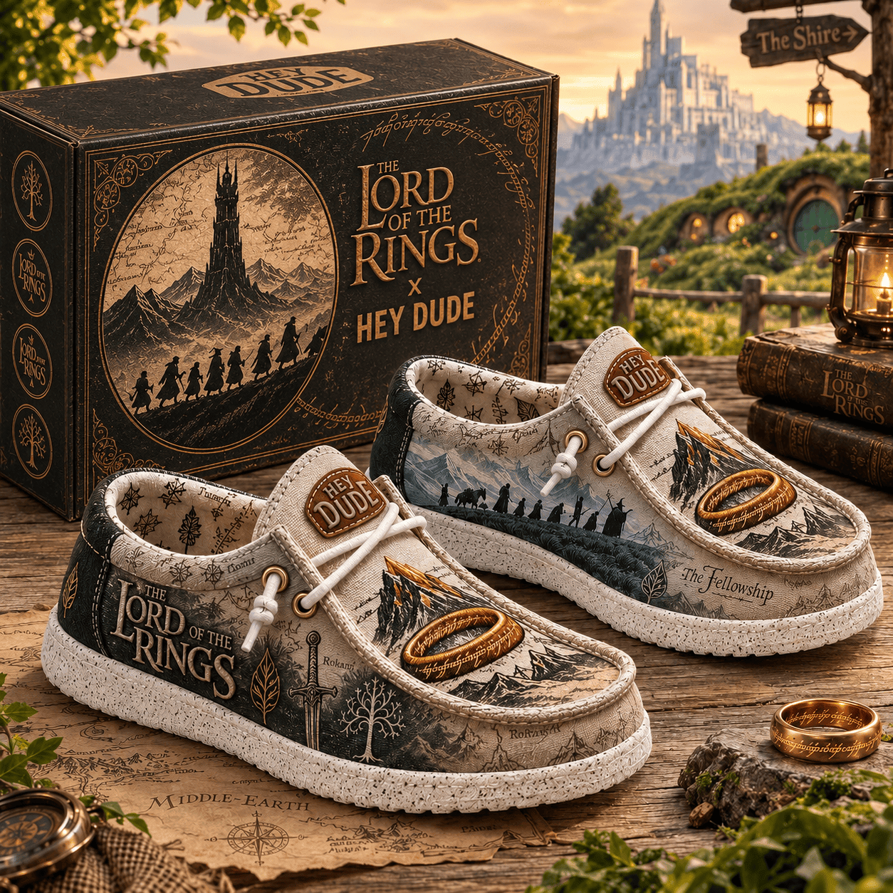 The Lord Of The Rings Shoes Best Gift For Movie Fans - Kdjoy